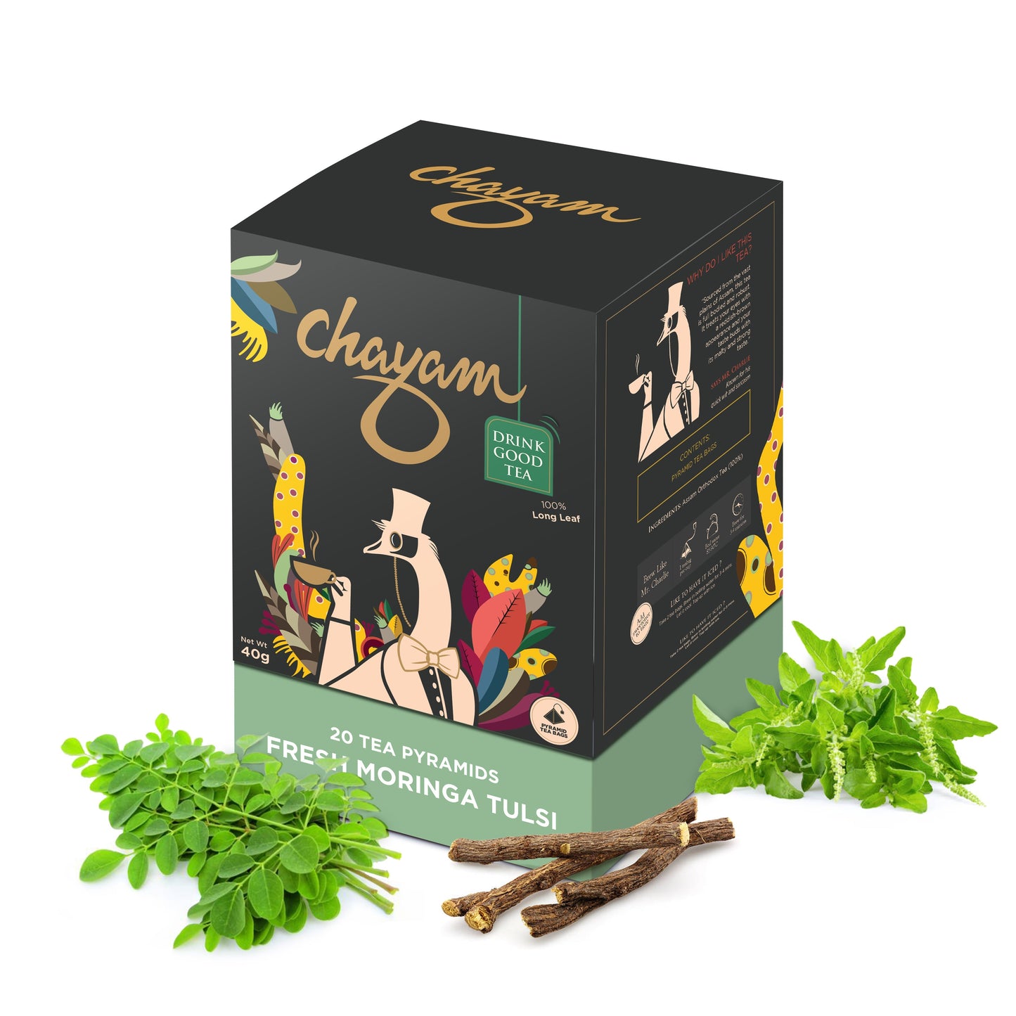 Moringa Tulsi Green Tea | Tea Bags