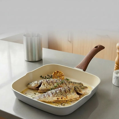 Vinod CeraVit Square Grill Pan Ceramic Non-Stick Induction Friendly