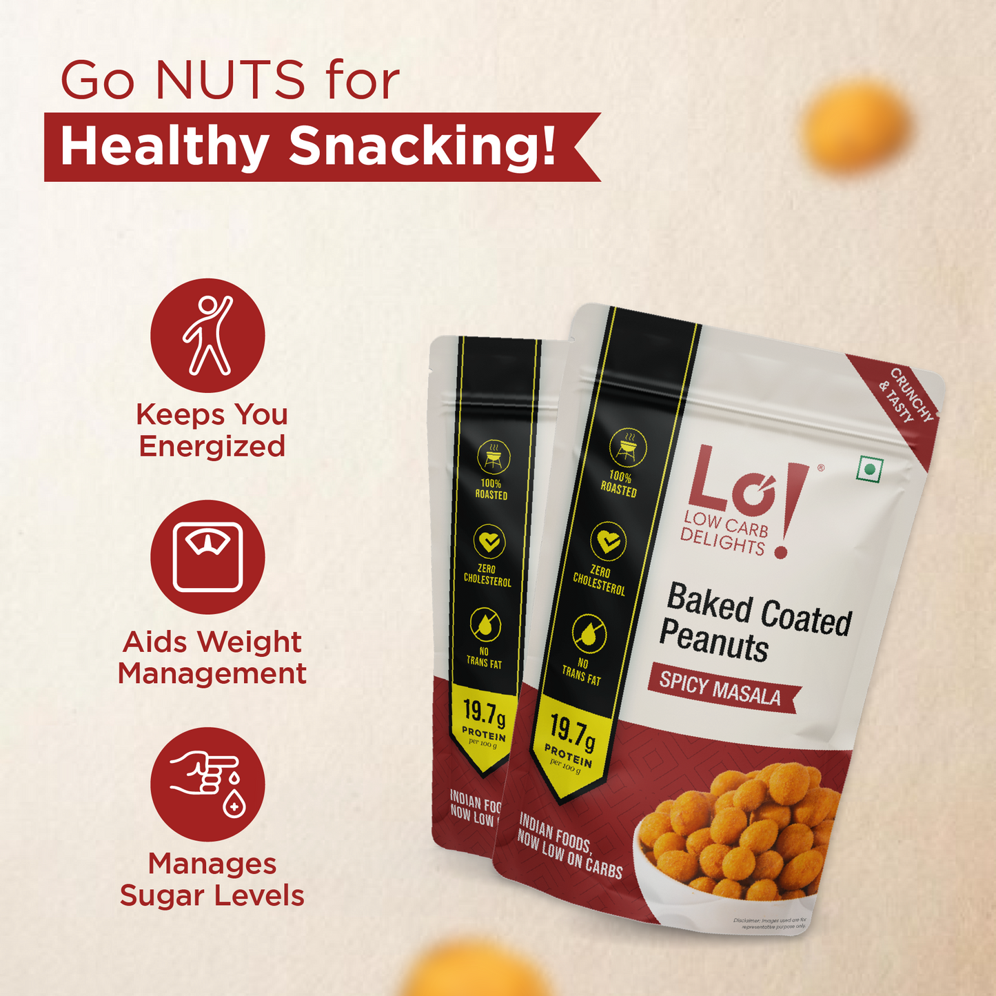 Baked Coated Peanuts