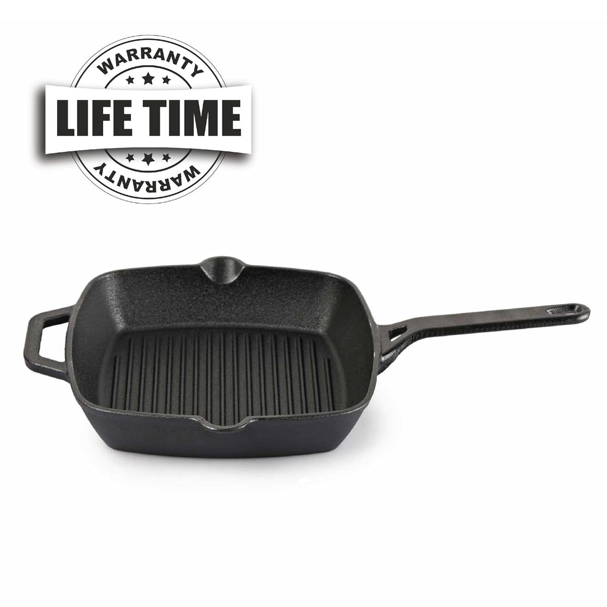 Cello Ironica Cast Iron Grill Pan Induction Compatible - 24 cm