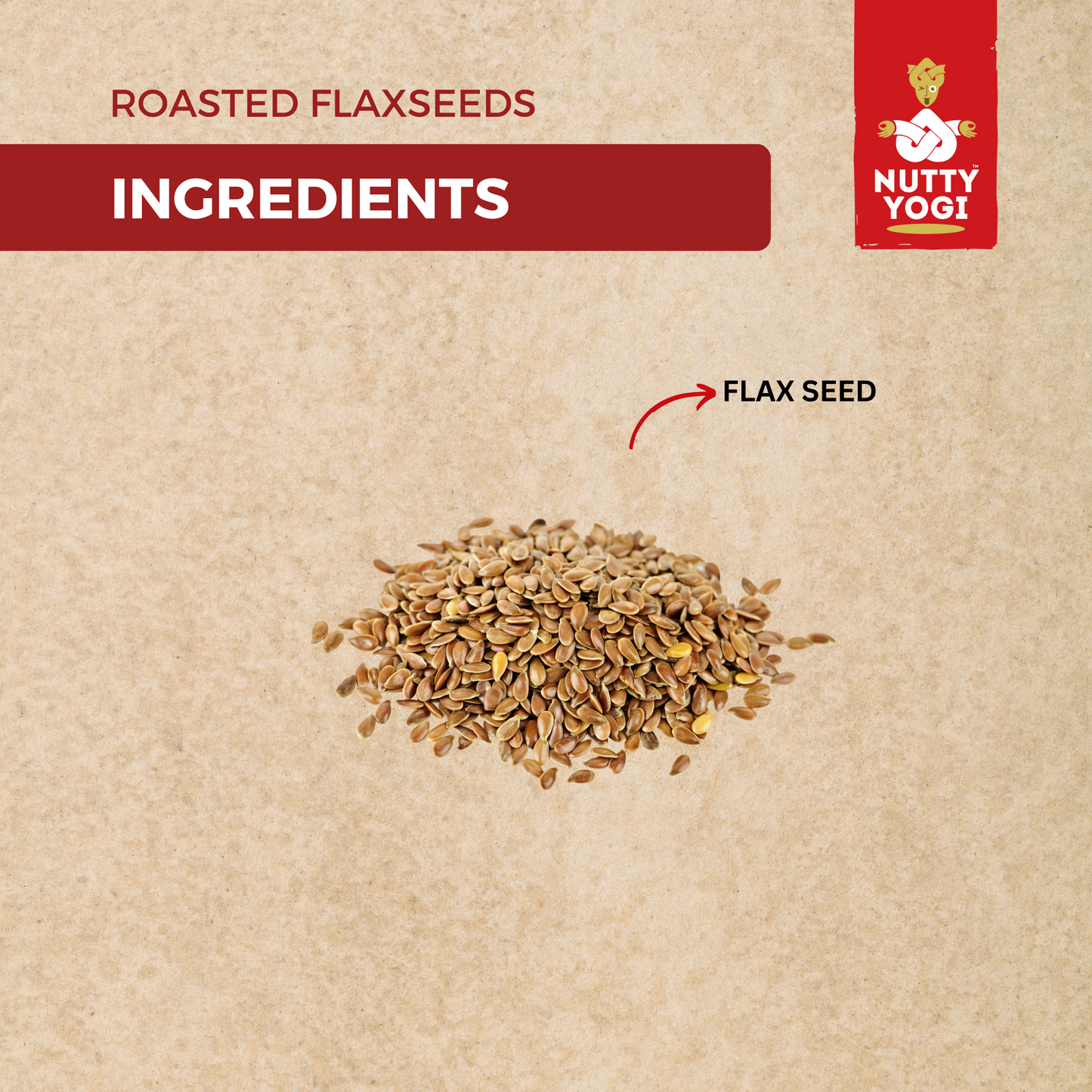 Nutty Yogi Roasted Flaxseeds