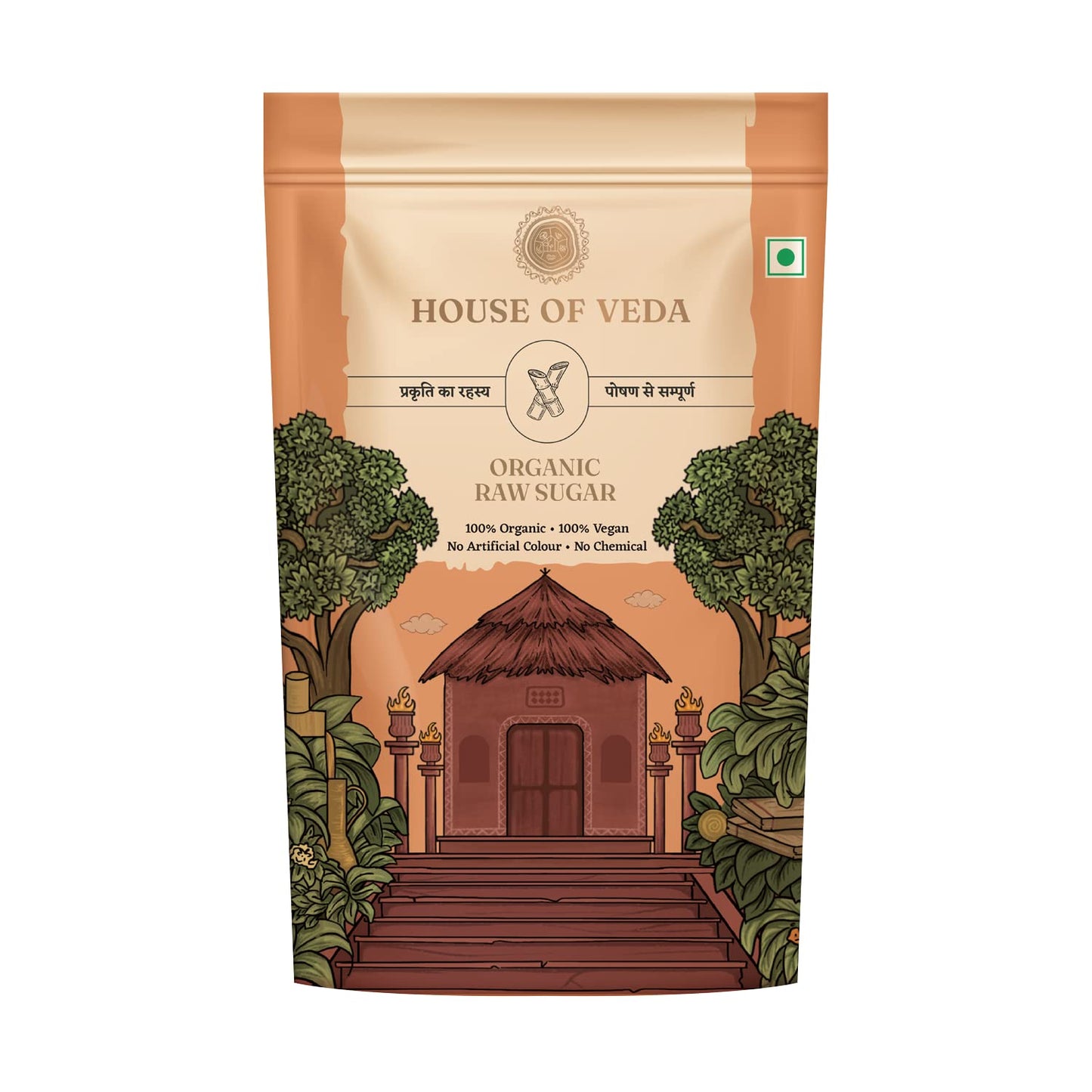 Organic Raw Sugar 500g - Desi Khand