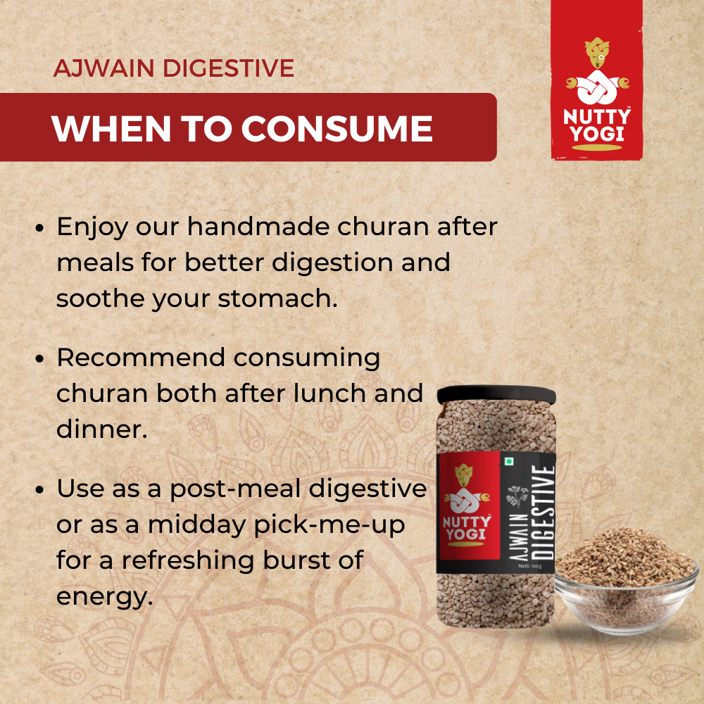 Nutty Yogi Ajwain Digestive 50g