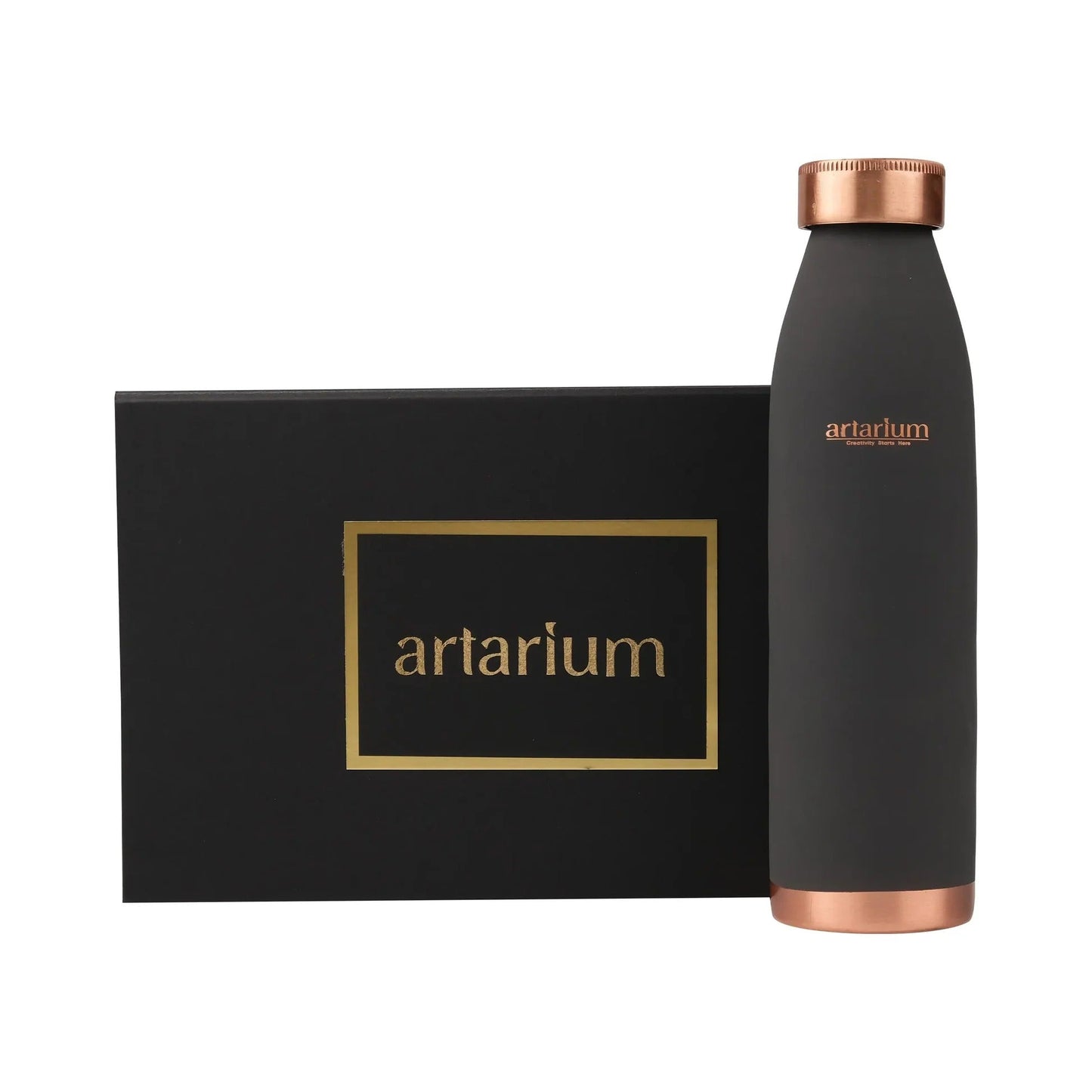 Artarium Eco-Friendly Copper Water Bottle with Gift Box 1L