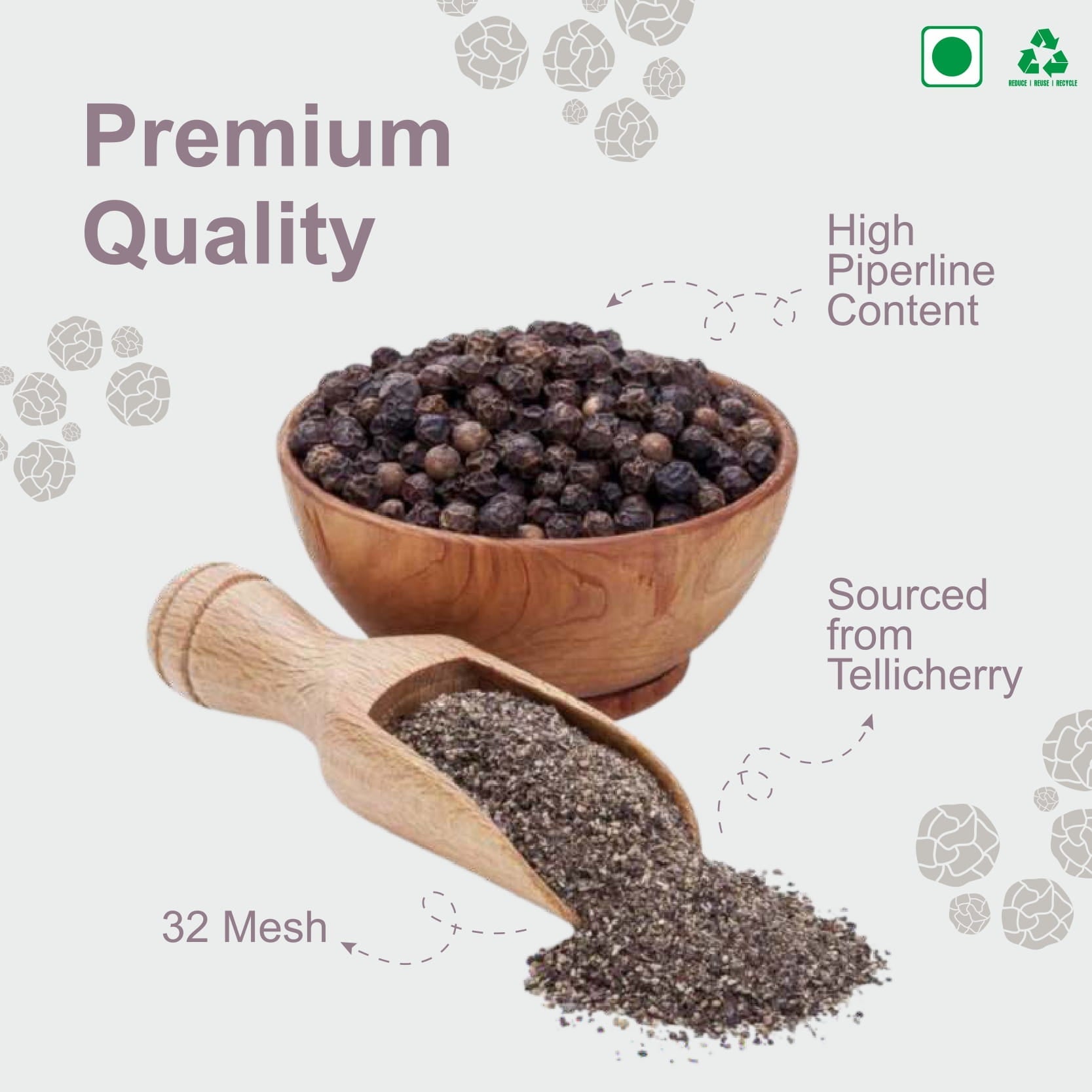 Black Pepper Powder - Coarse