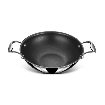 Stahl Triply Stainless Steel Nevrstick Kadhai With Lid | Artisan 5322 | 22 Cm | 2.0 Liters