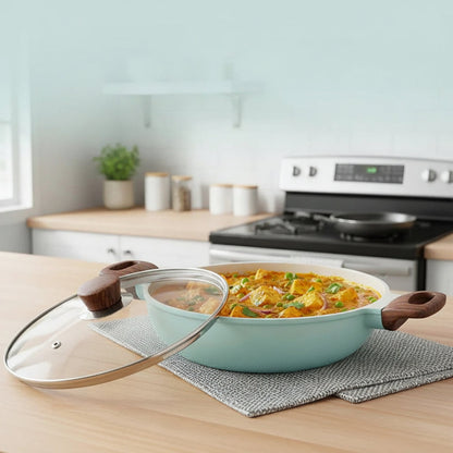Vinod CeraVit Deep Kadai CeraGreen Ceramic Non-Stick Induction Friendly