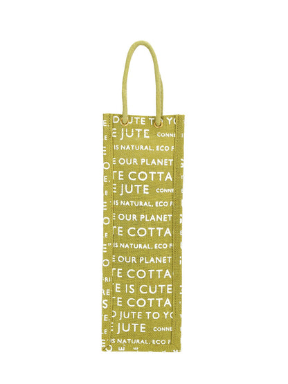 Jute Cottage Bottle Bag Jute Cottage Printed