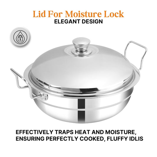 Kraft Cookware Multi Kadai with 6 Plates