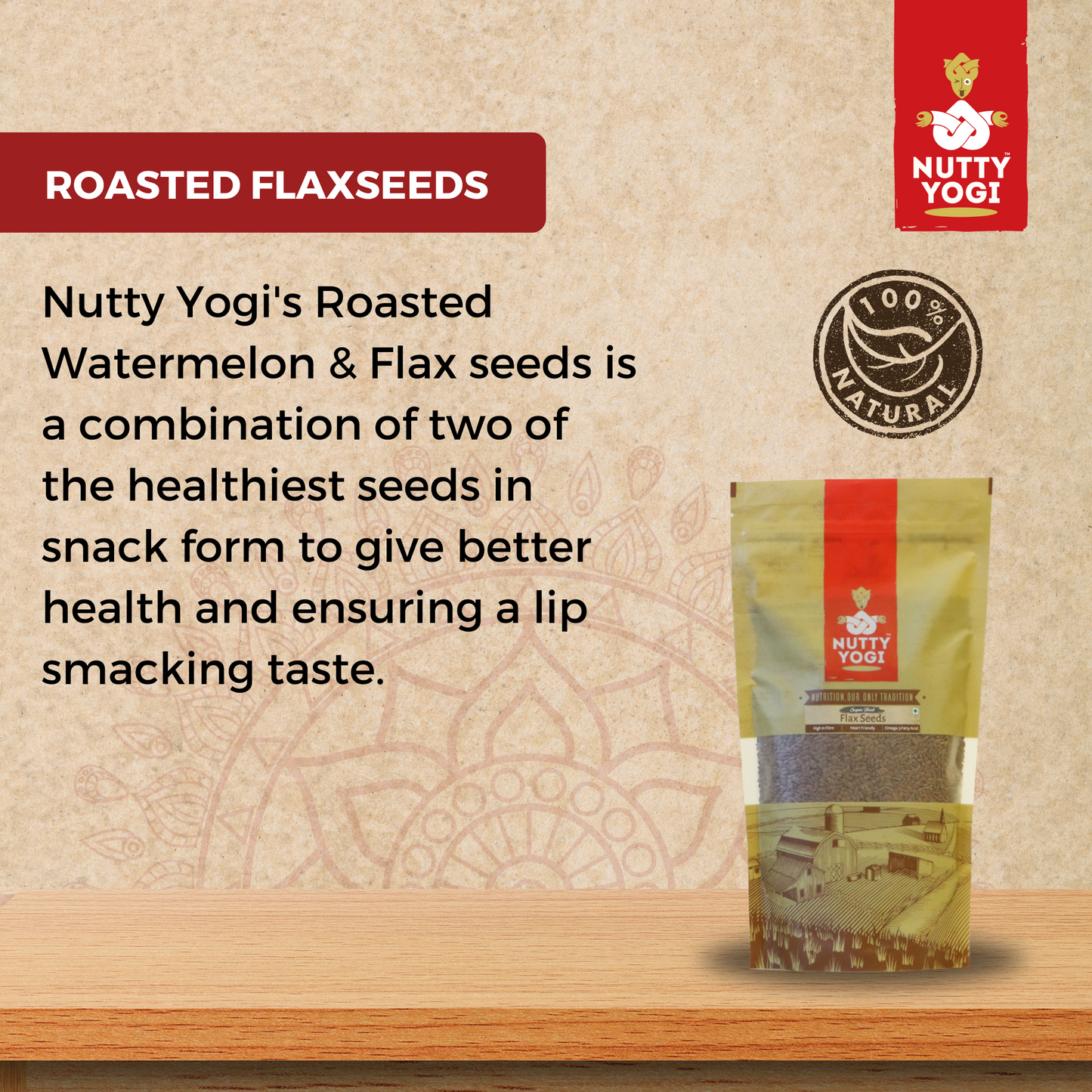 Nutty Yogi Roasted Flaxseeds