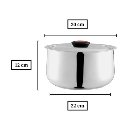 Kraft Belly / Classic Shape Mercury Double Wall Insulated Stainless Casserole