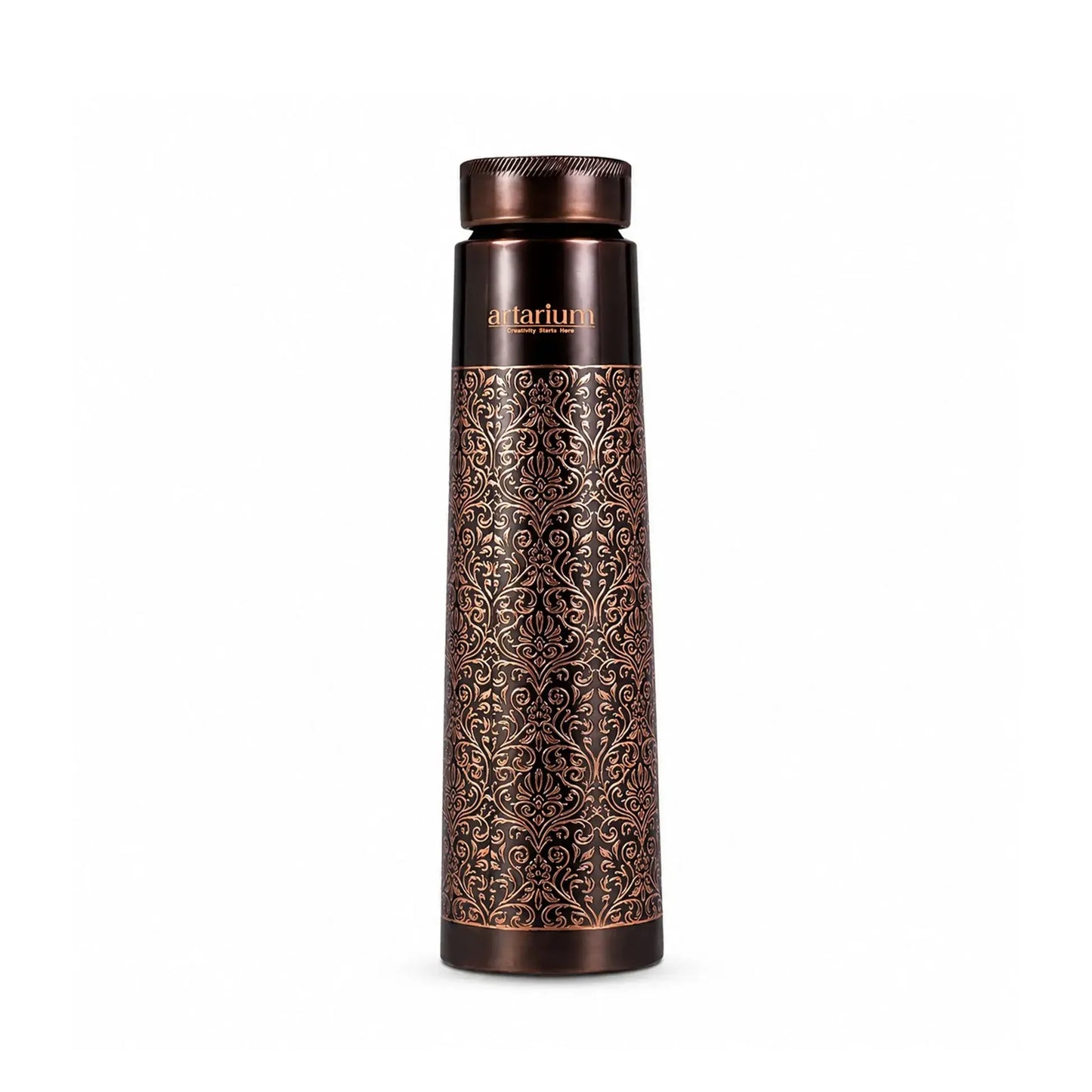 Artarium Antique Etching Copper Water Bottle 1L