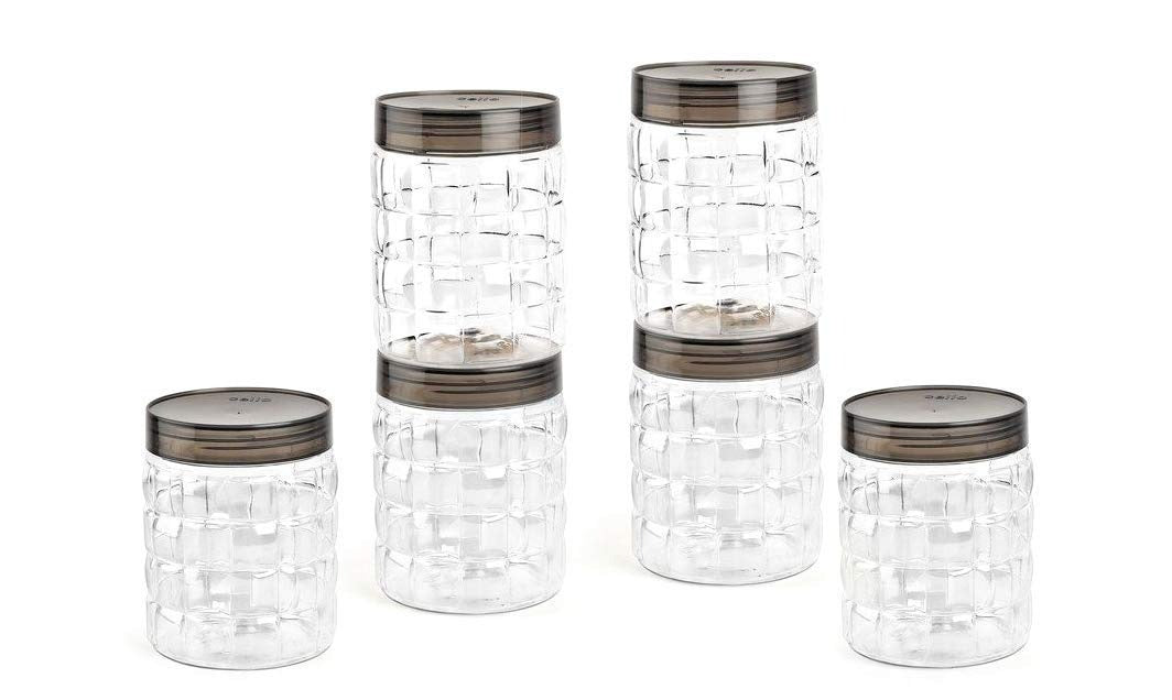 CELLO Checkers PET Canister Set of 6 (650 ml)