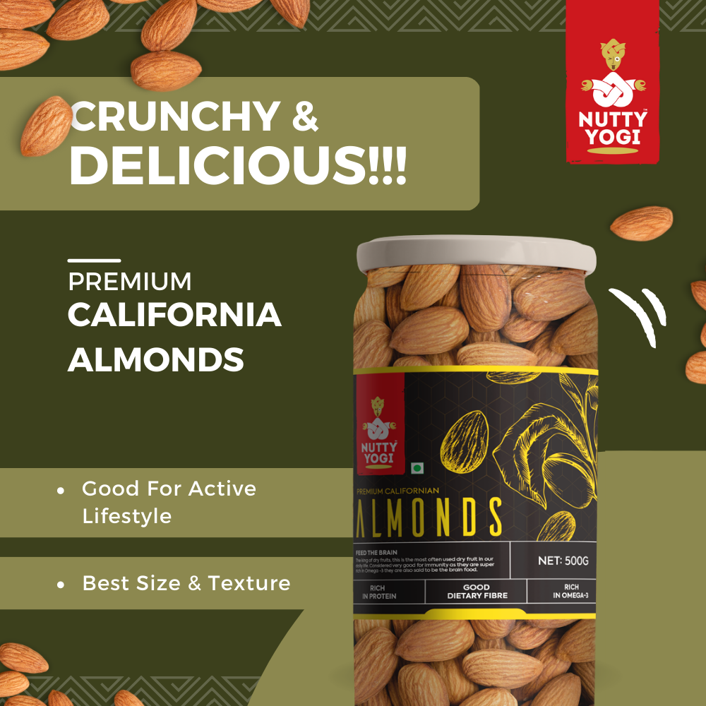 Nutty Yogi Premium Californian Almonds