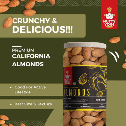 Nutty Yogi Premium Californian Almonds