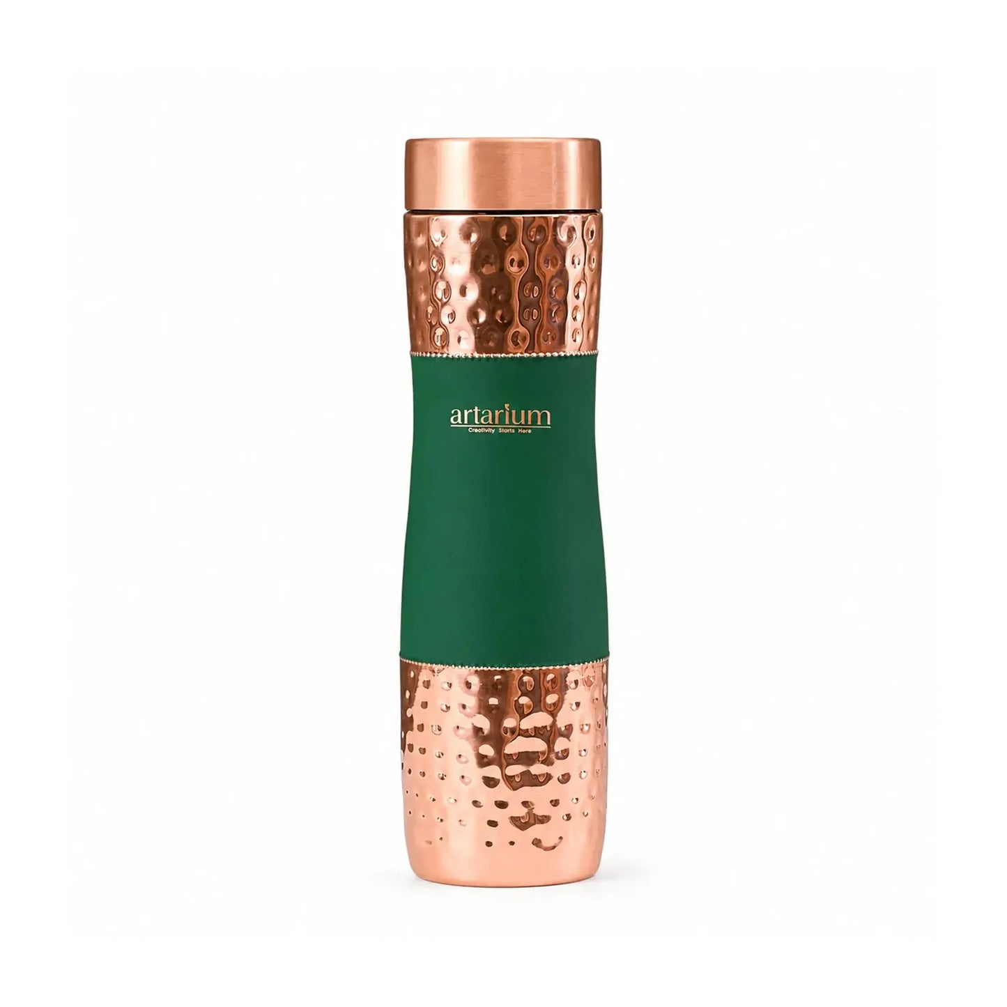 Artarium Eco-Friendly Copper Water Bottle 1L Plain Finish