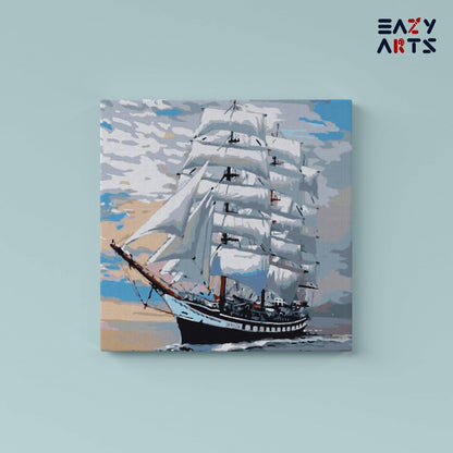 Pirate Ship Paint By Numbers kit