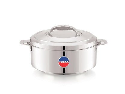 Tosaa Hot & Fresh Thermoware Casserole 1400ml Stainless Steel