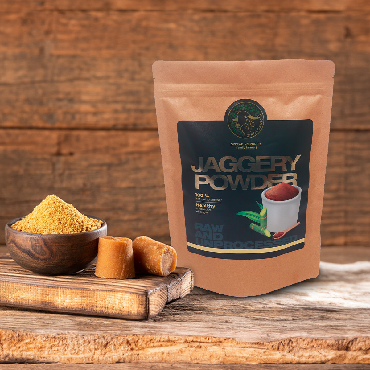 Raw & Organic Jaggery Powder