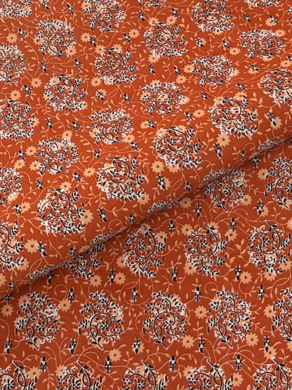 100% Pure Cotton Traditional Printed Bedsheet for Double Bed King Size Bedsheet with 2 Pillow Covers