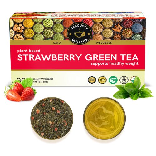 Strawberry Green Tea - Nutritious Tea with Antioxidants and Immunity Boosting Benefits