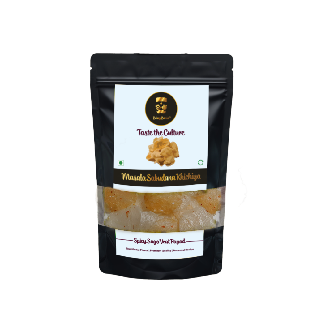 Being Bania Masala, Jeera and Sada Sabudana Khichiya Papad - 220 gms