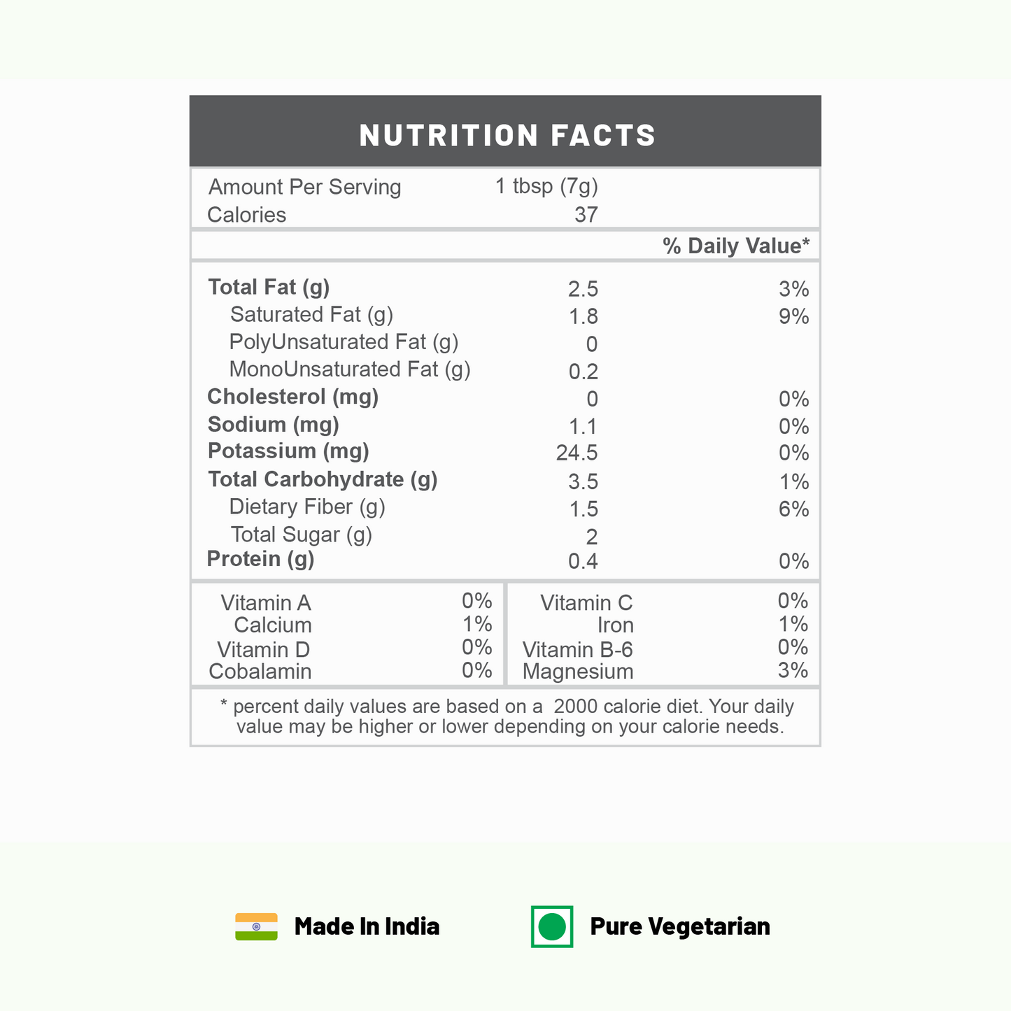 Pure organio Organic Nutmeg Jaiphal
