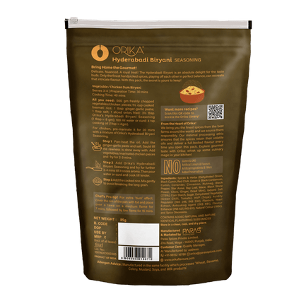 Orika Hyderabadi Biryani Seasoning Combo (Pack of 3, 85gms each)