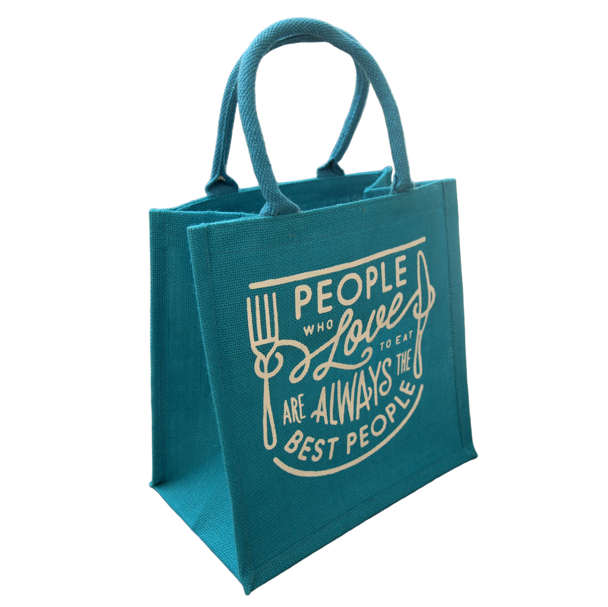 Jute Cottage Love To Eat Print Lunch Zipper
