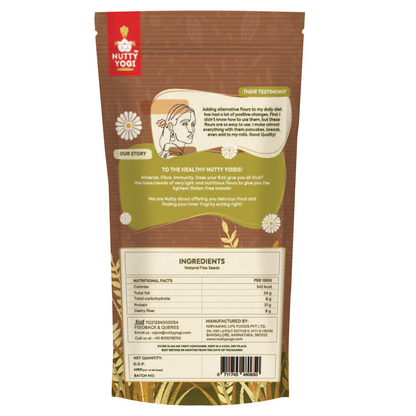 Nutty Yogi Whole Roasted Flax Seed Flour 300g