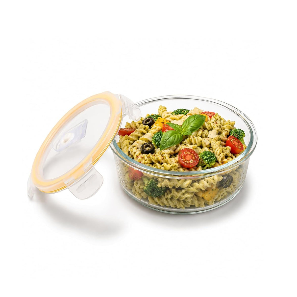 CELLO Fit & Fresh Round Lunch Box Container for Daily Use 400 ml