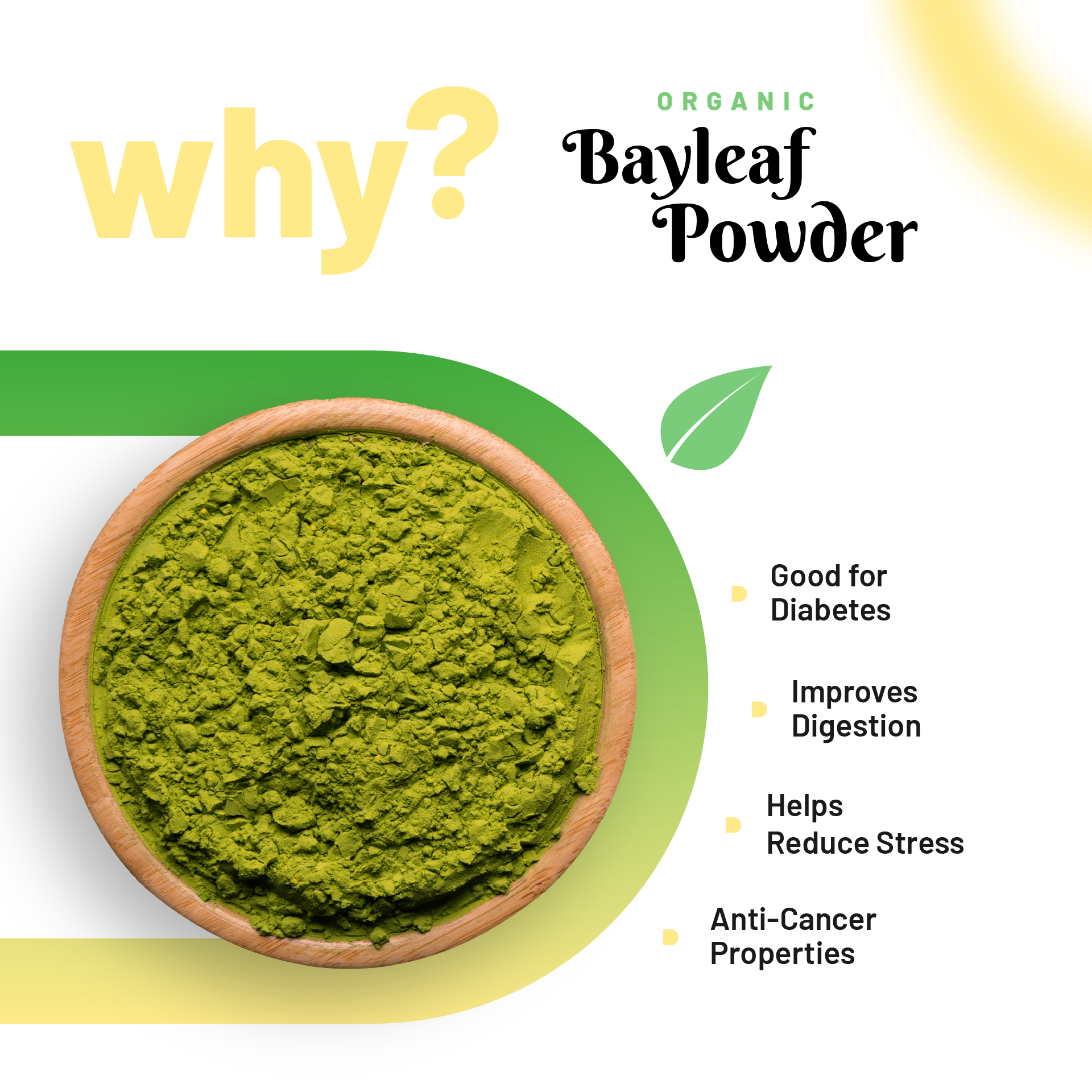 Pure Organio Organic Bayleaf Powder (Tej Patta Powder)