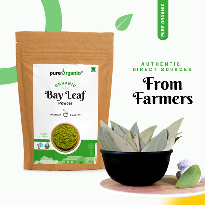Pure Organio Organic Bayleaf Powder (Tej Patta Powder)