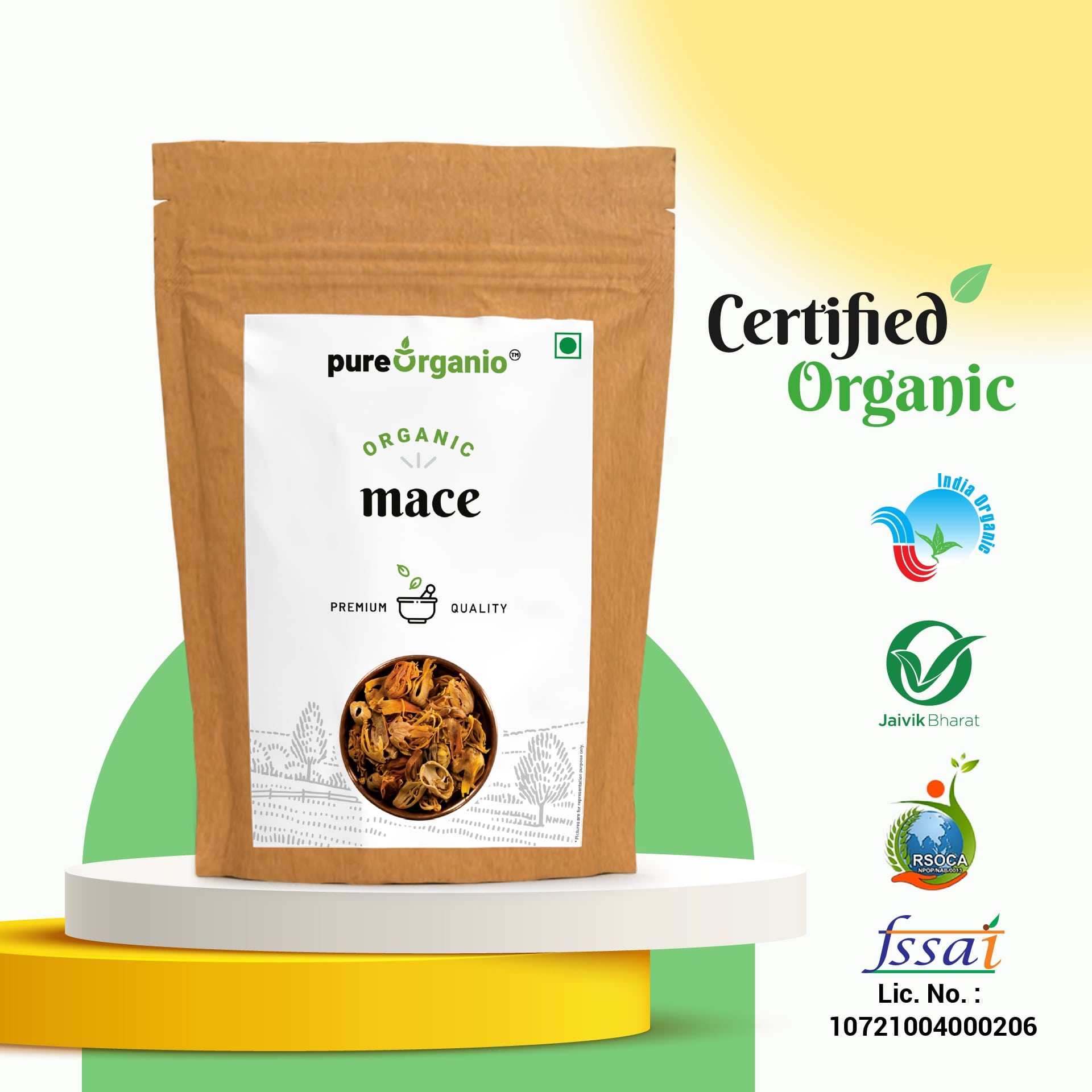 Pure Organio Organic Mace (Javitri)