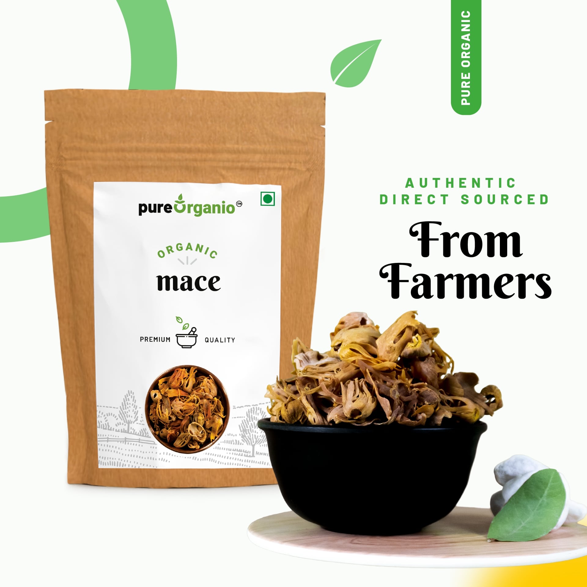 Pure Organio Organic Mace (Javitri)