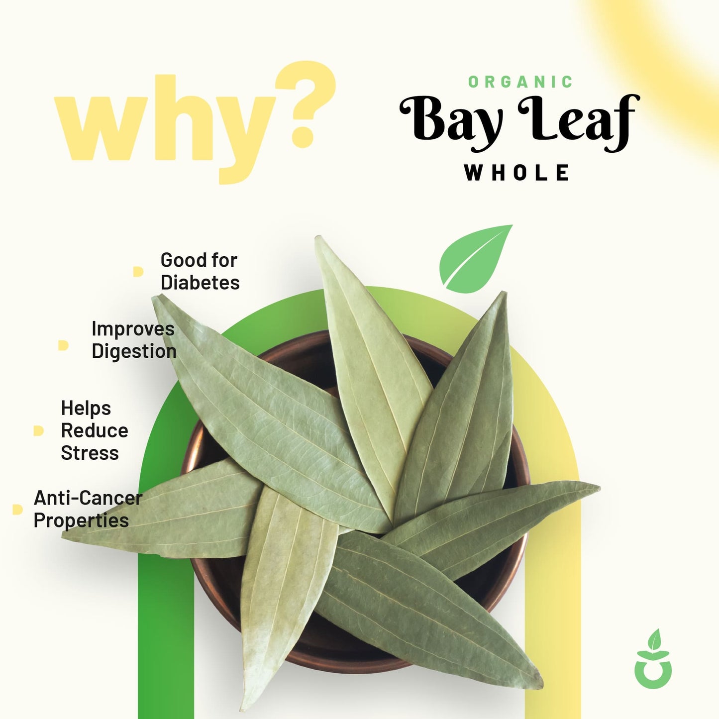 Pure Organio Organic Bayleaf (Tej Patta)
