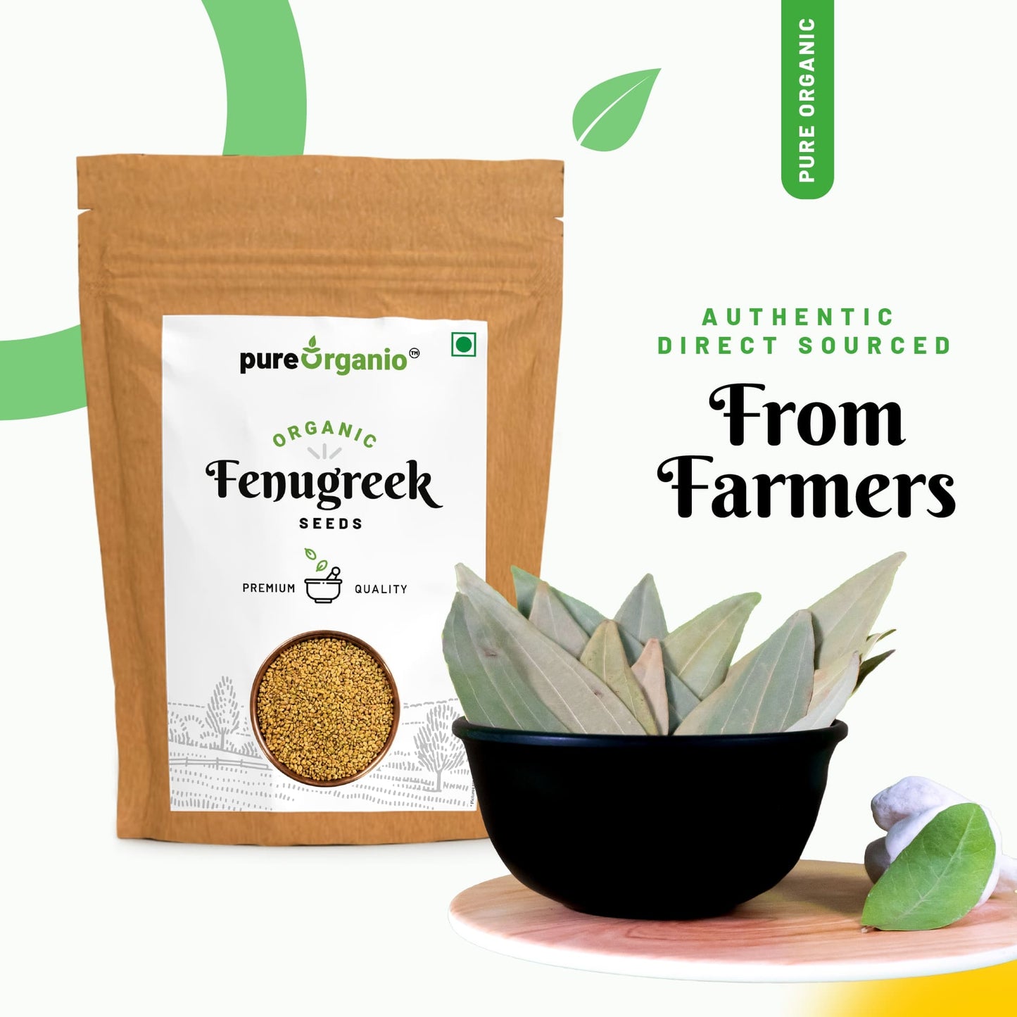 Pure Organio Organic Bayleaf (Tej Patta)
