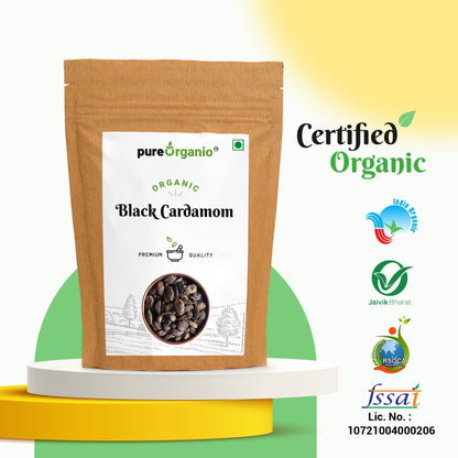 Pure Organio Organic Black Cardamom