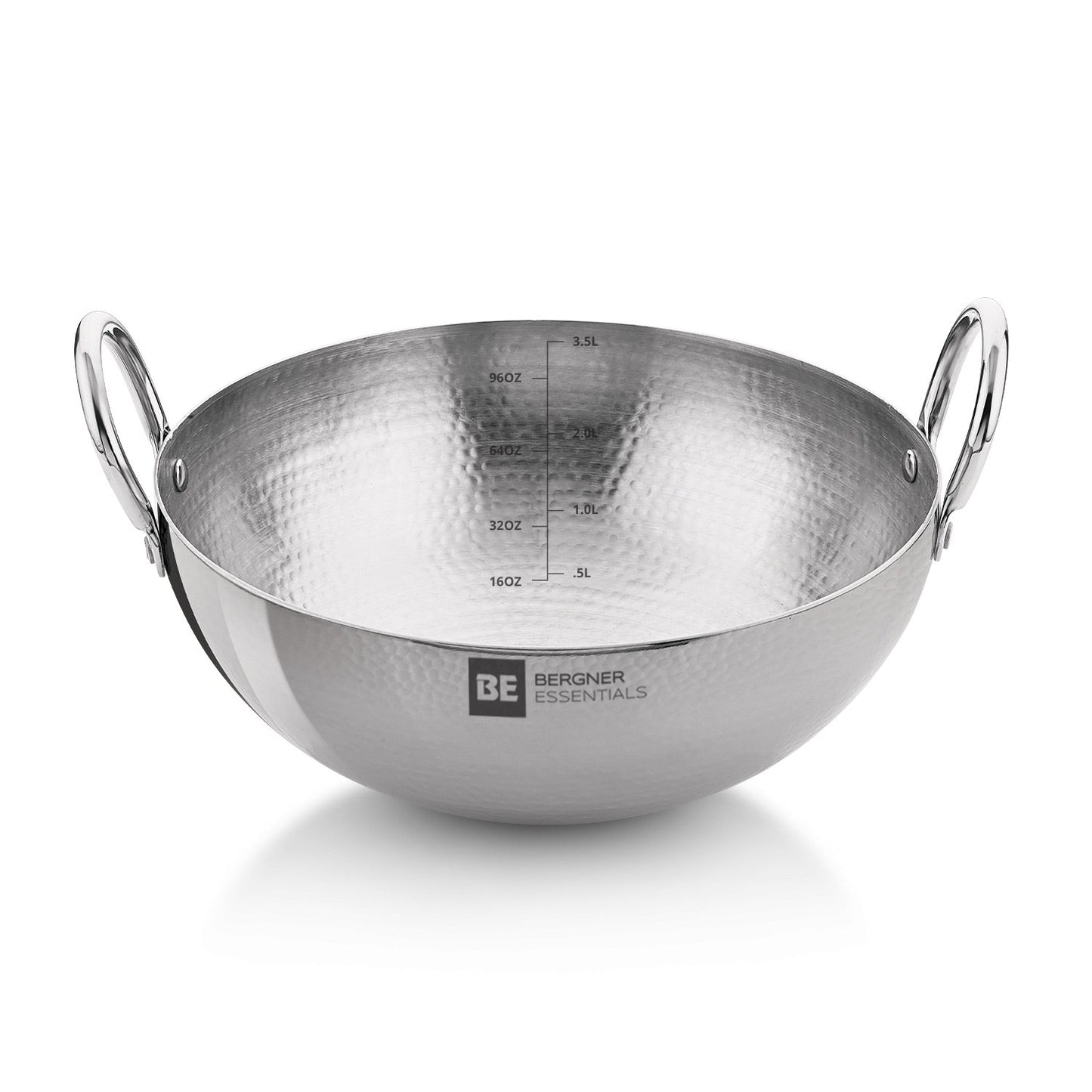Bergner BE Essentials Thala Hammered Kadai 24cm (BGIN-6219)
