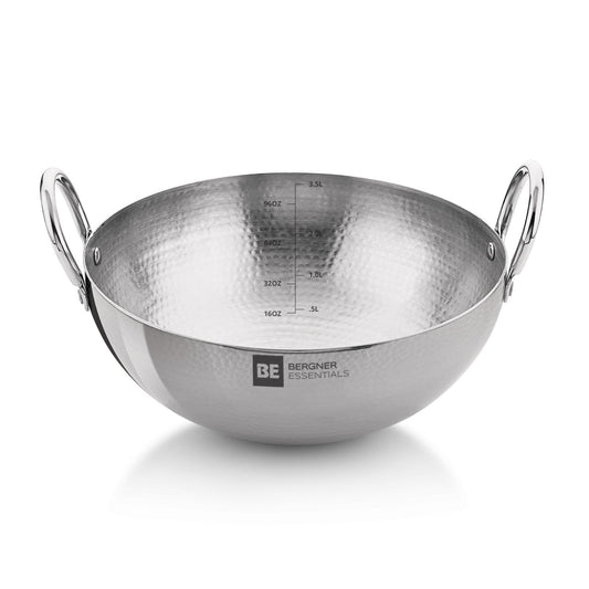 Bergner BE Essentials Thala Hammered Kadai 24cm (BGIN-6219)
