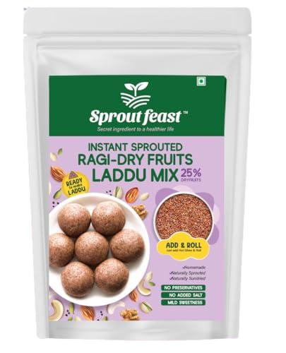 Sprouted Feast Instant Sprouted Ragi –Dry fruits Laddu Mix