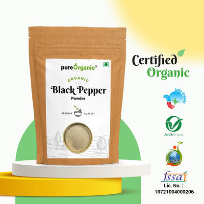 Pure Organio Organic Black Pepper Powder