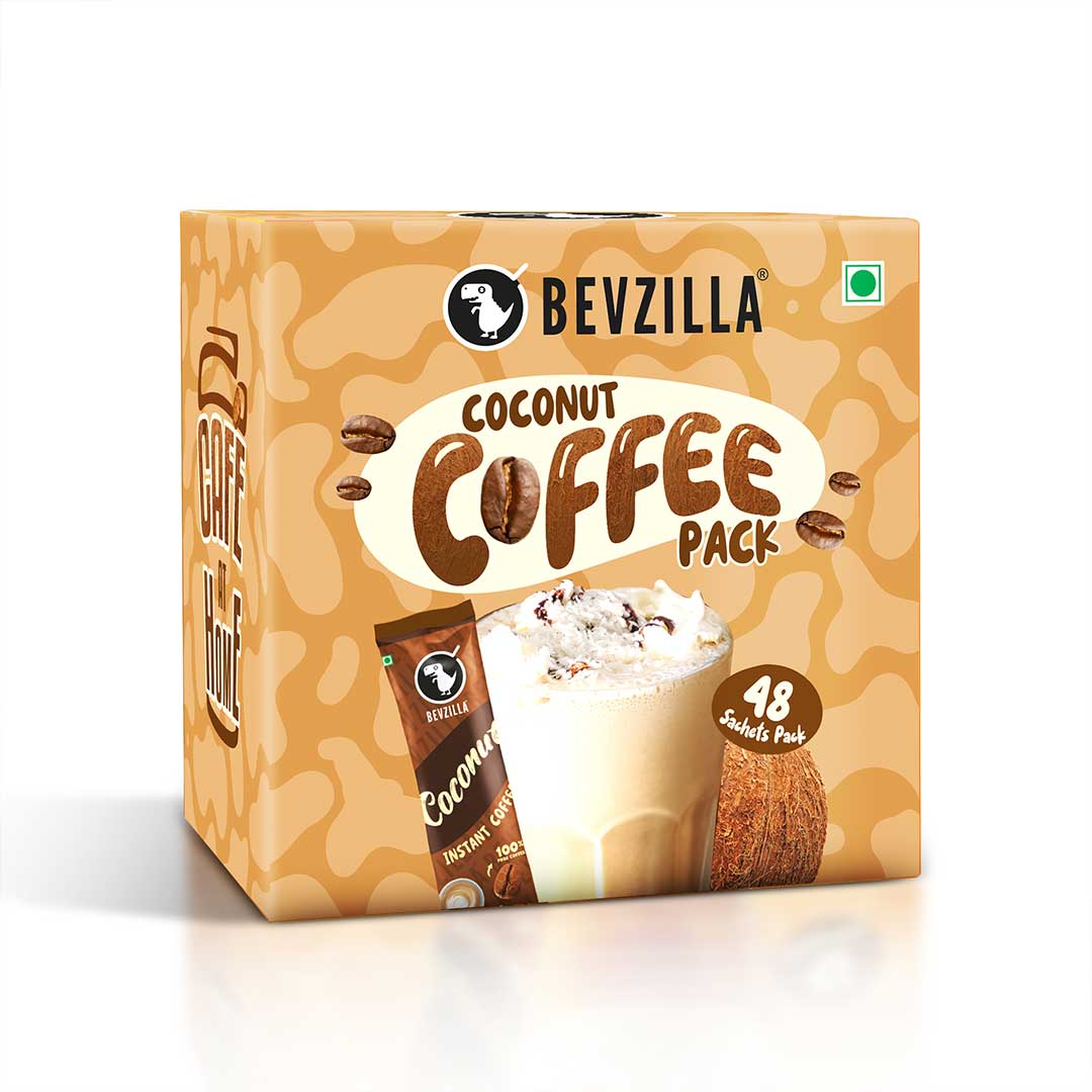 Coconut Coffee Powder Sachets