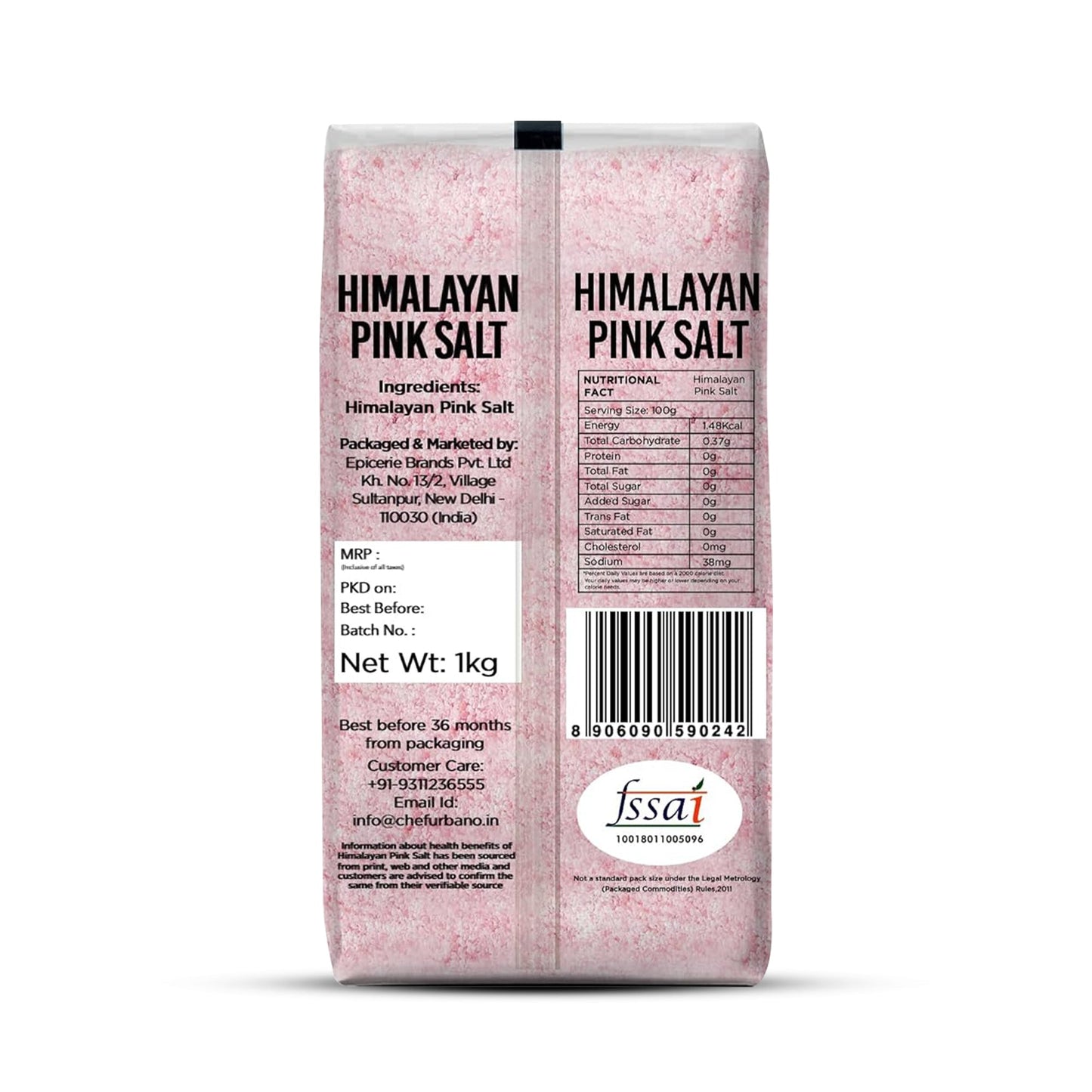 Chef Urbano Himalayan Pink Salt 1 kg