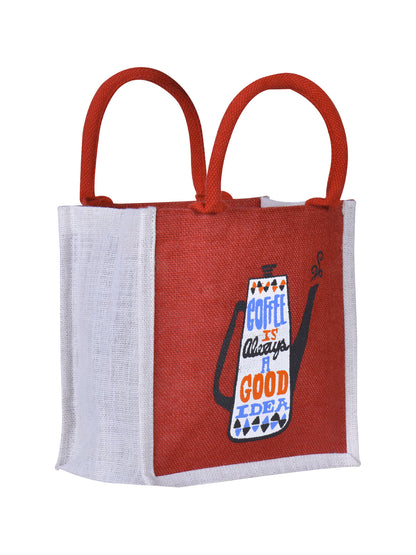 Jute Cottage Coffee Zipper Lunch
