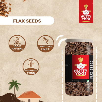 Nutty Yogi Roasted Flax Seeds