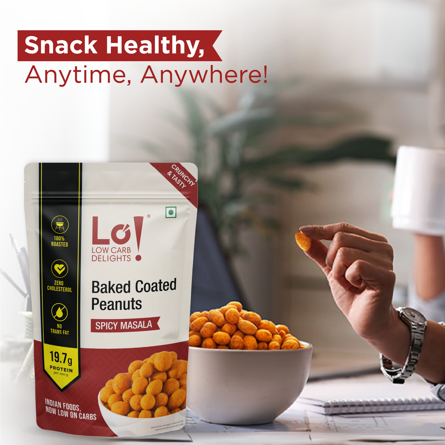 Baked Coated Peanuts