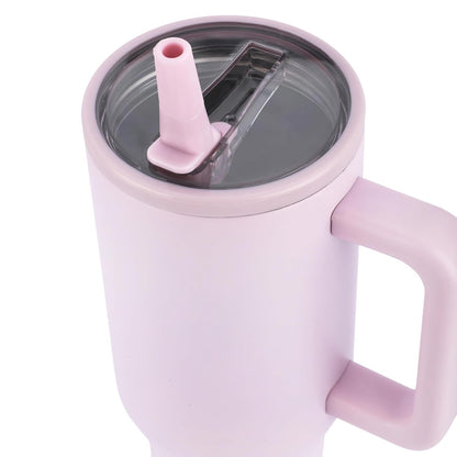 House of Quirk 1200ML Tumbler with Handle - Powder Pink