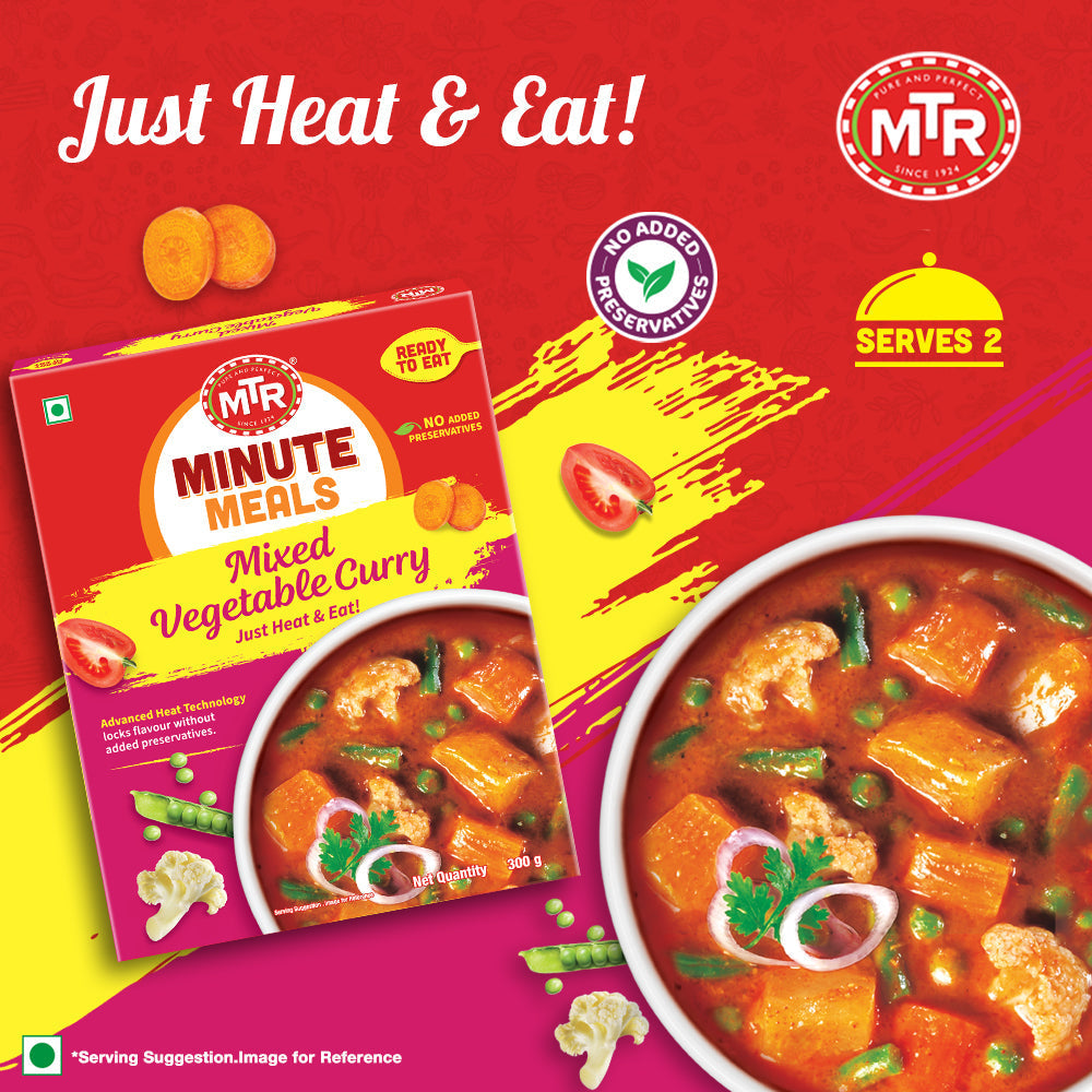 MTR Ready to Eat Mixed Vegetable Curry 300 g