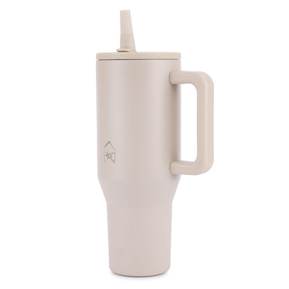 House of Quirk 1200ML Tumbler with Handle - Oat